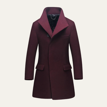 Classic Men's Stylish Single Breasted Coat