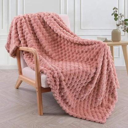 Plush Soft Fuzzy Throw Blanket