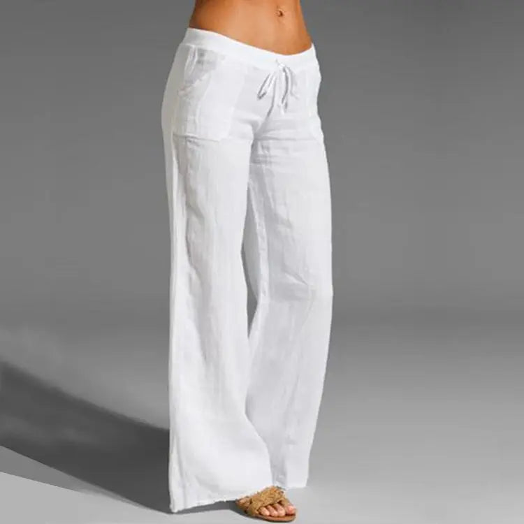 Lightweight Women's Summer Linen Pants