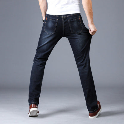 Men's Slim Stretch Denim Straight-Leg Jeans