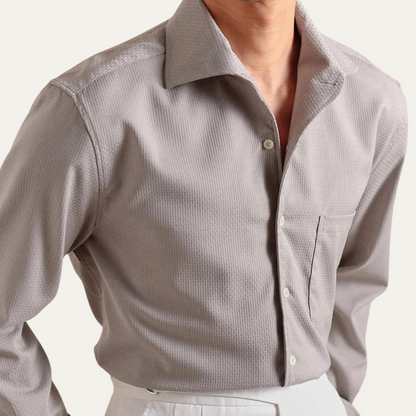 Classic Fit Italian Mens Dress Shirt - Business Casual Style