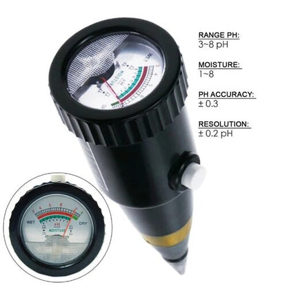2 in 1 Soil Ph & Moisture Meter, Best Soil Acidity Tester Kit