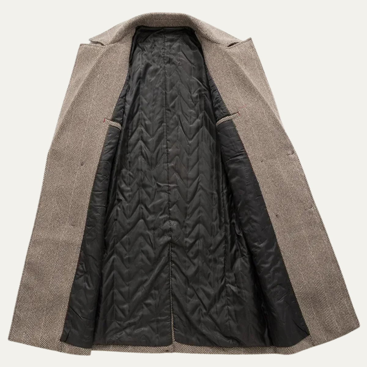 Stylish Men's Slim Fit Wool Coat