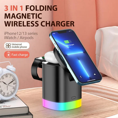 3 In 1 Magnetic Wireless Charger