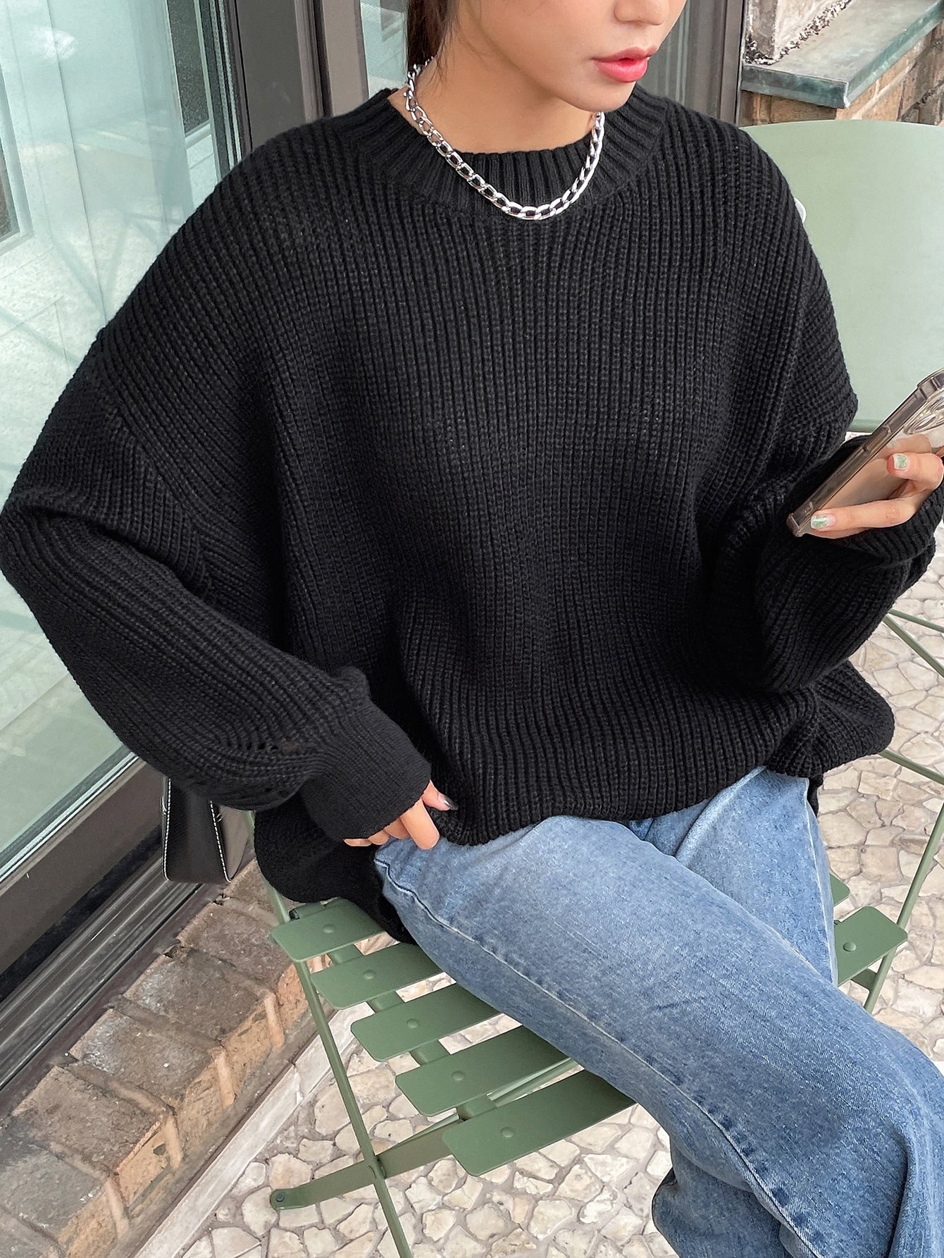 Soft Oversized Ladies Knit Sweater