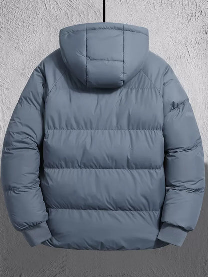Comfortable Insulated Khaki Coat