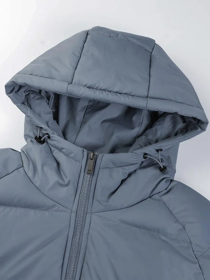 Comfortable Insulated Khaki Coat