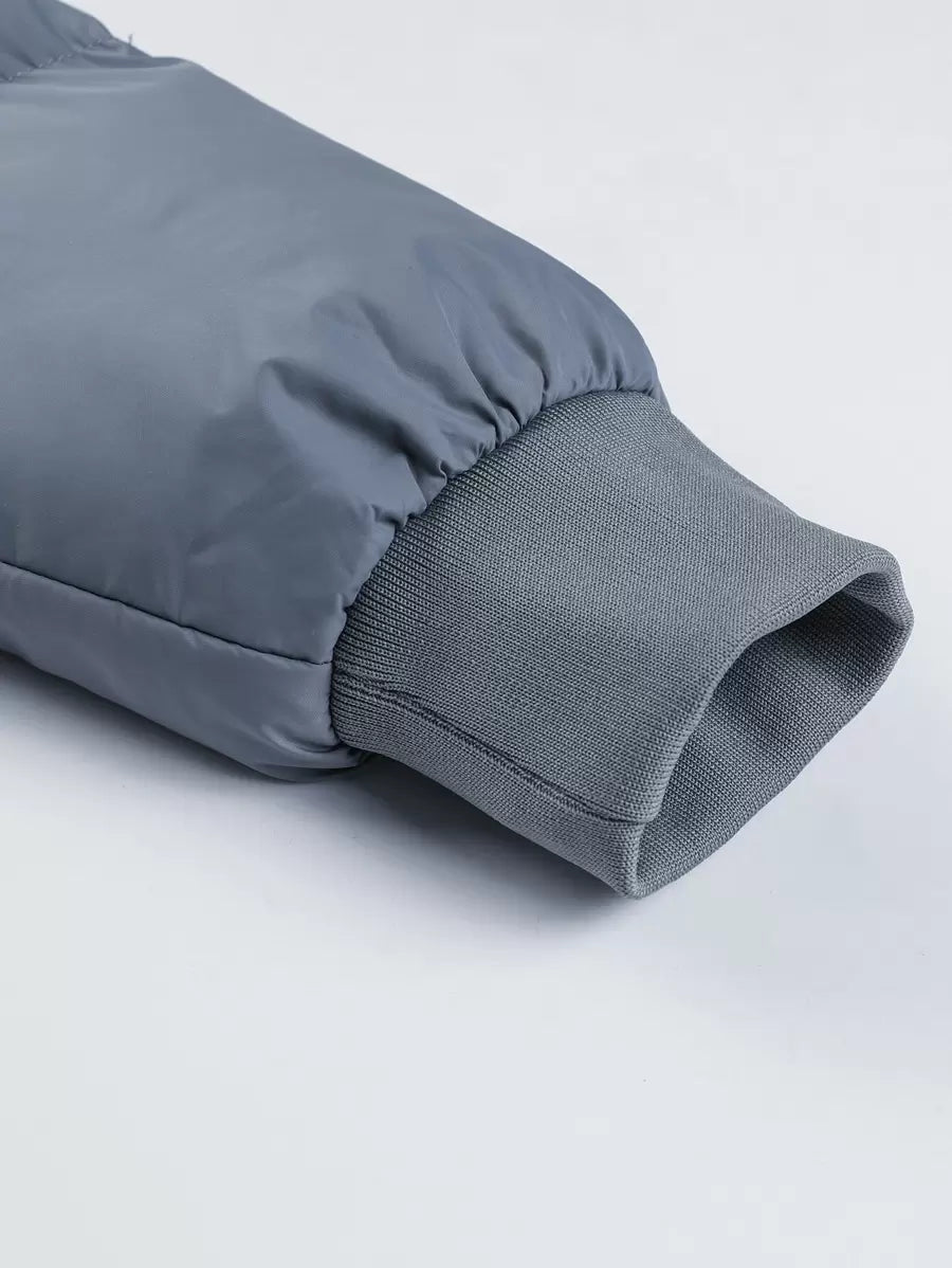 Comfortable Insulated Khaki Coat