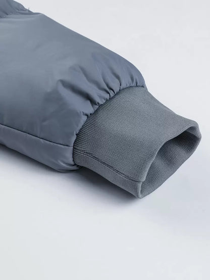 Comfortable Insulated Khaki Coat