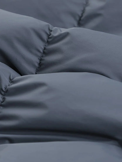 Comfortable Insulated Khaki Coat