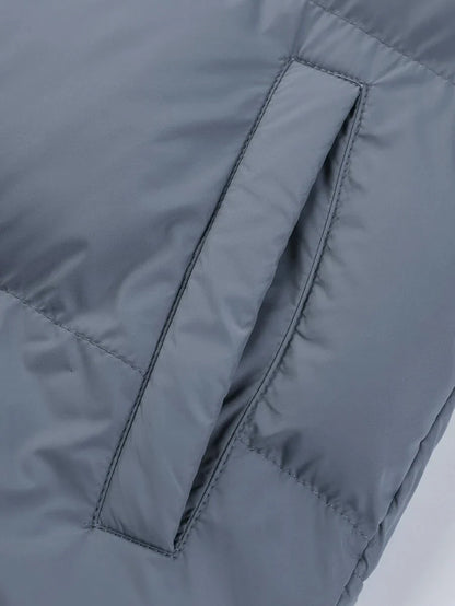 Comfortable Insulated Khaki Coat