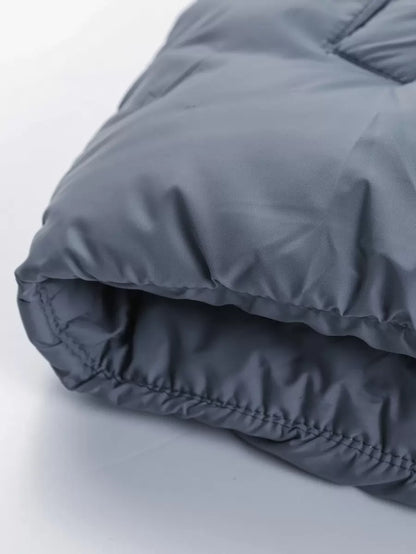 Comfortable Insulated Khaki Coat