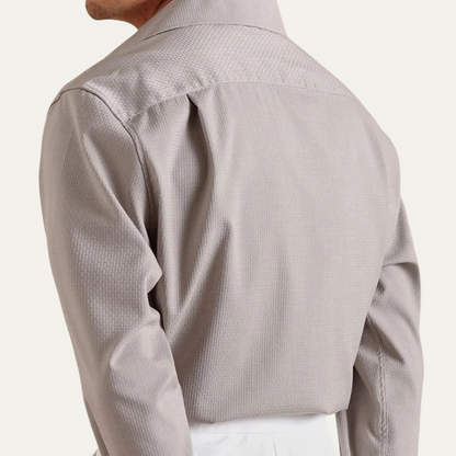 Classic Fit Italian Mens Dress Shirt - Business Casual Style