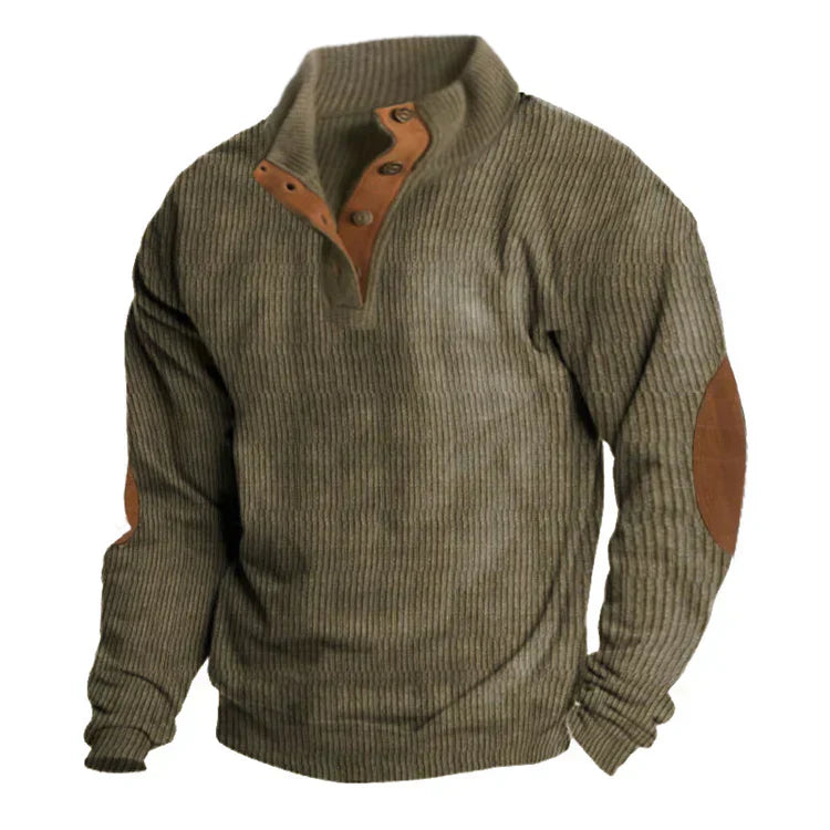 Warm Mens Fleece Pullover Sweater