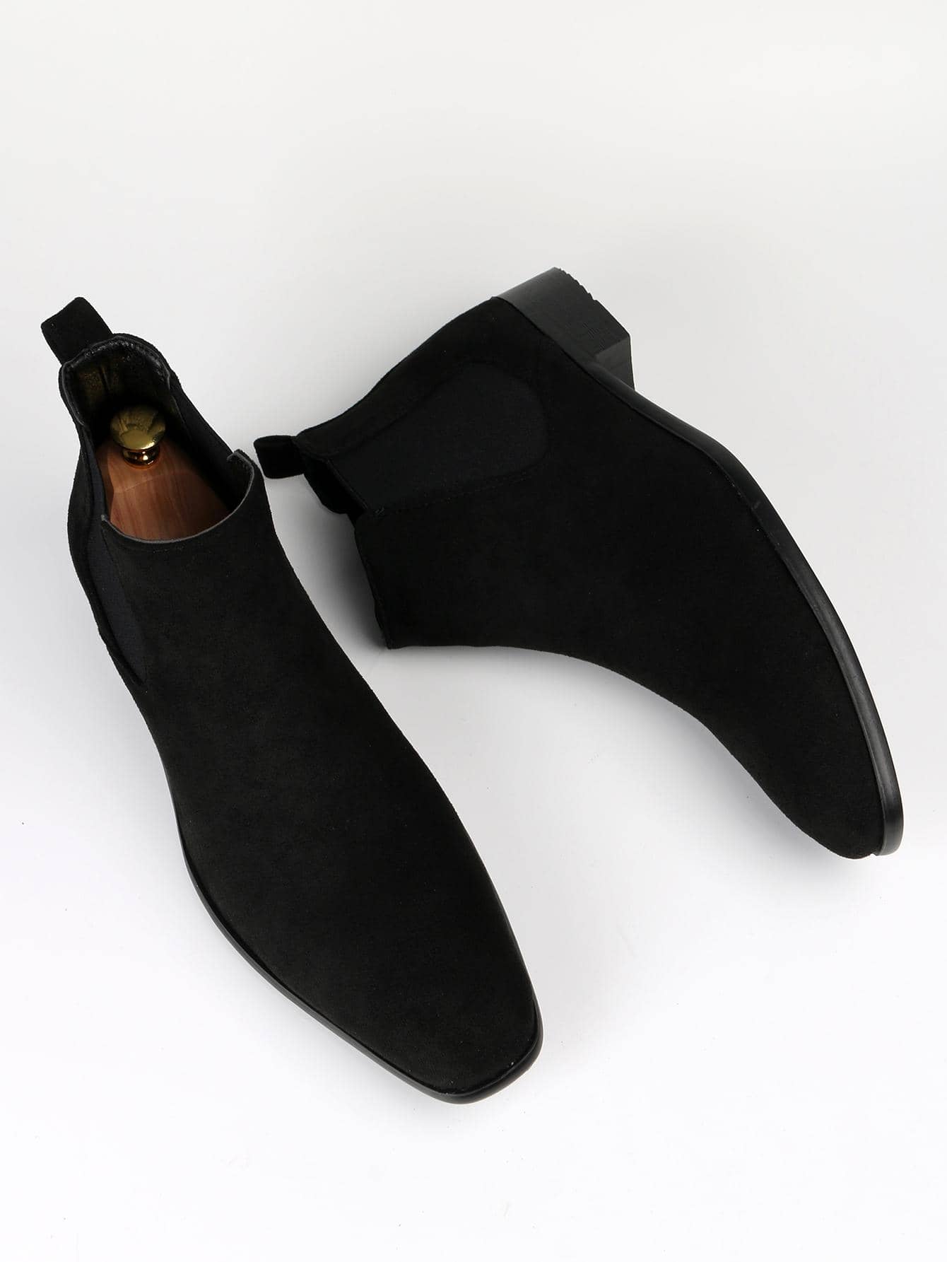 Simple Leather Ankle Boots