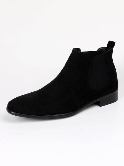 Simple Leather Ankle Boots
