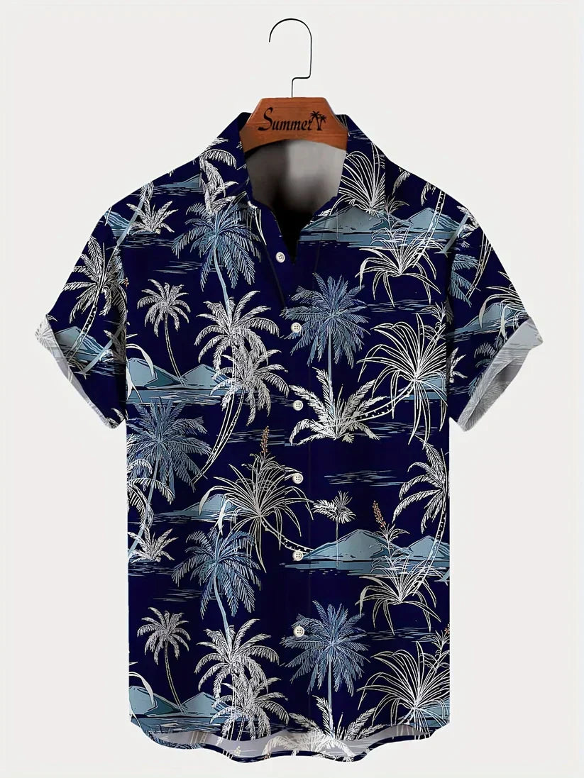 Colorful Island Style Hawaiian Shirt - OutfitLondon