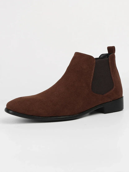 Simple Leather Ankle Boots
