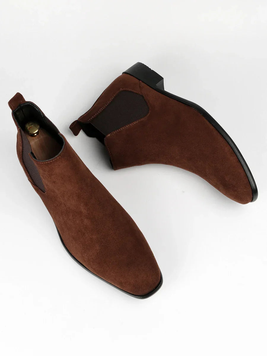 Simple Leather Ankle Boots - OutfitLondon