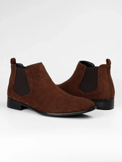 Simple Leather Ankle Boots