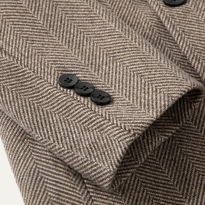 Stylish Men's Slim Fit Wool Coat