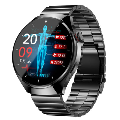 One-click Blood Pressure Blood Sugar ECG/EKG HRV Heart Rate Monitor Health Smart Watch