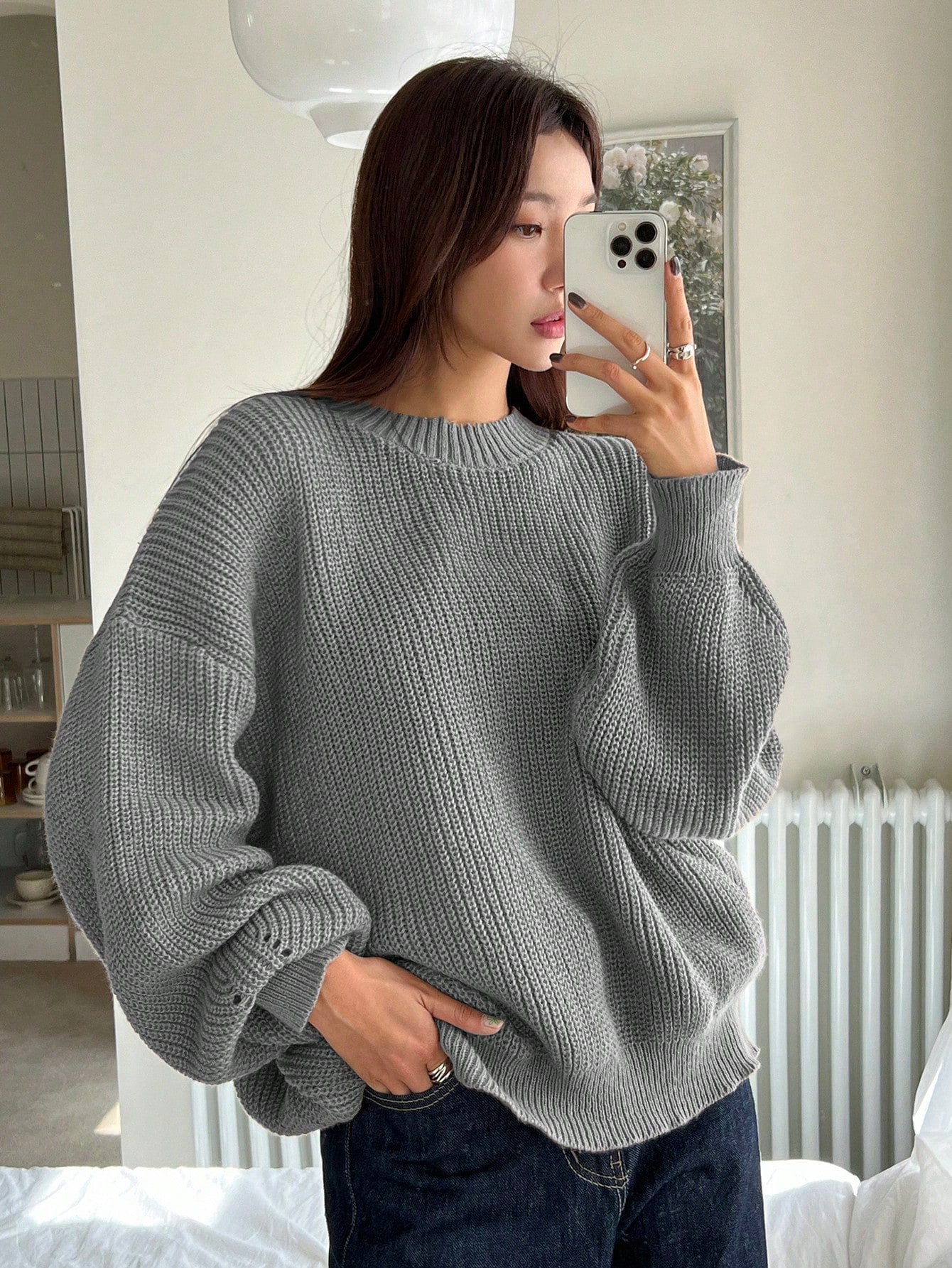Soft Oversized Ladies Knit Sweater