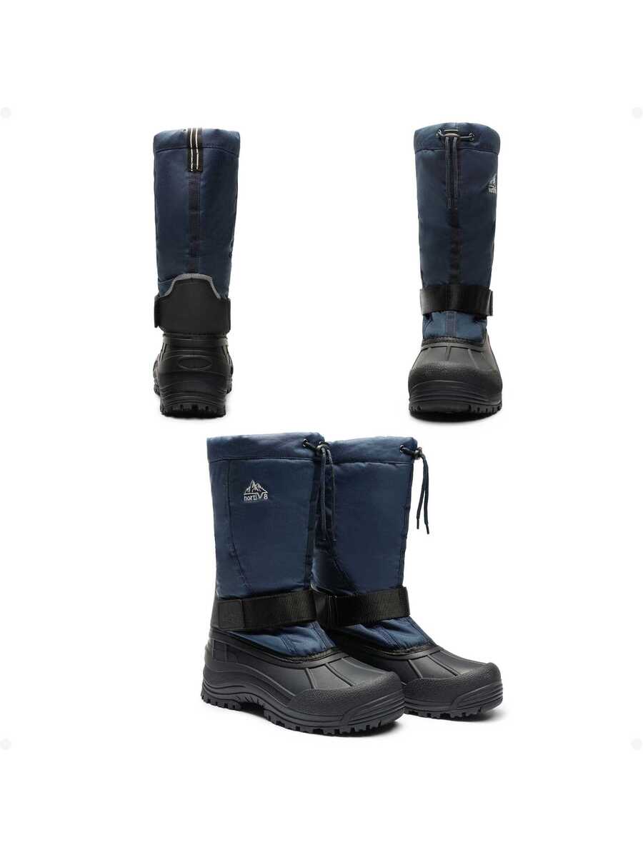 Insulated Snow Boots for Women Black