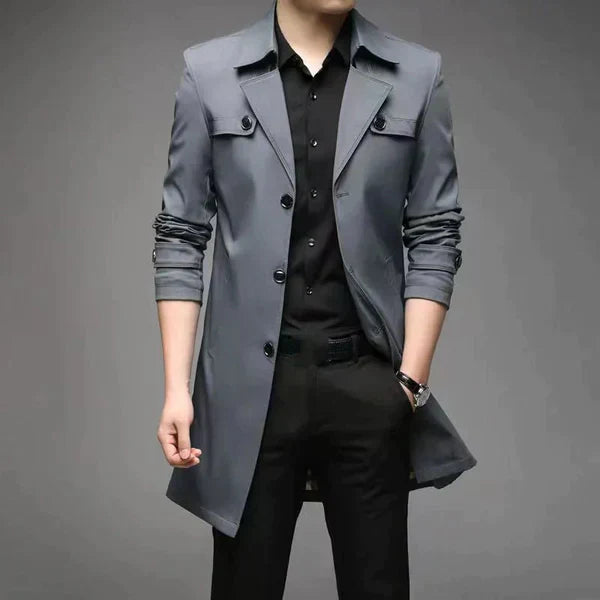 Tall Classic Winter Overcoat - OutfitLondon
