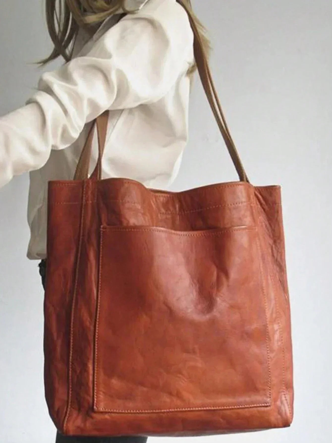 Classic Large Tote Bag with Removable Strap