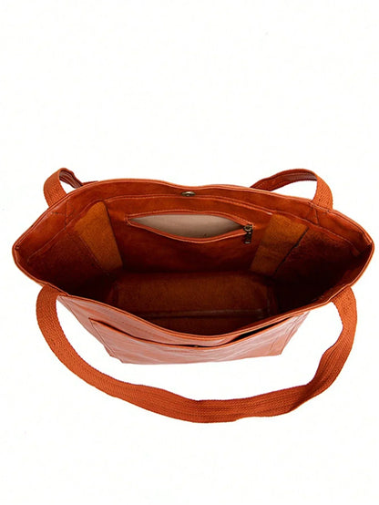 Classic Large Tote Bag with Removable Strap