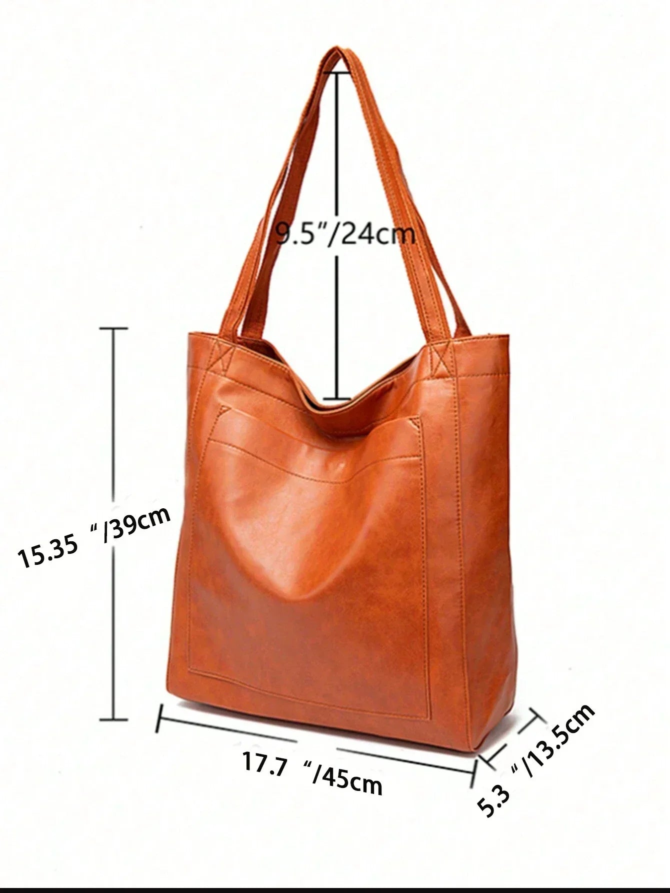 Classic Large Tote Bag with Removable Strap