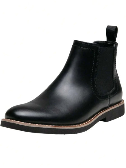 Thick Ankle Boots Brown Leather