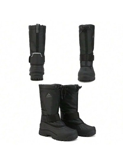 Insulated Snow Boots for Women Black