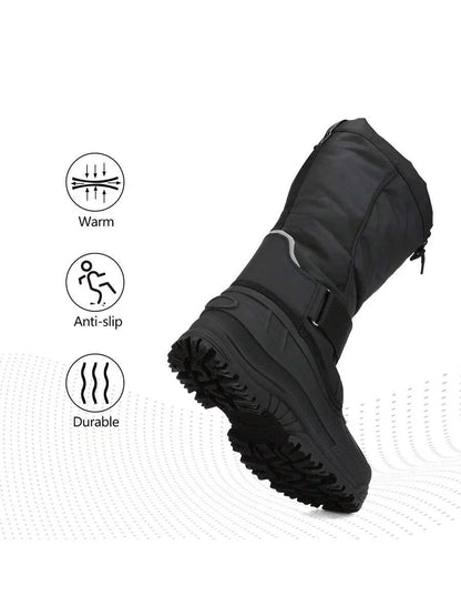 Insulated Snow Boots for Women Black