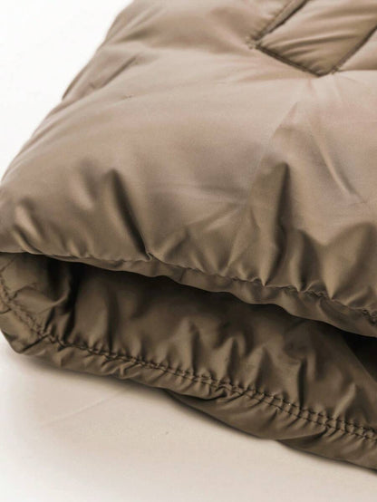 Comfortable Insulated Khaki Coat