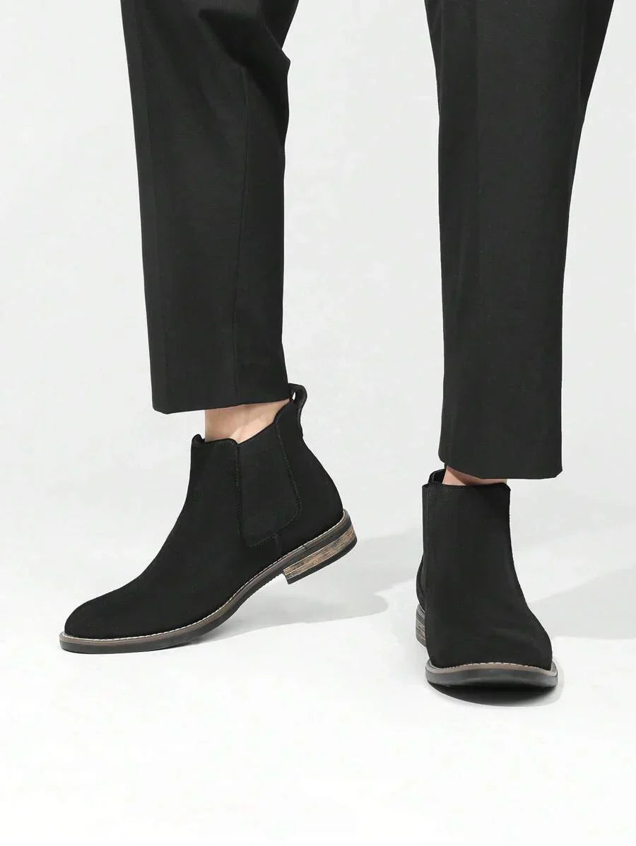 Men's Tough Everyday Ankle Boots with Thick Sole