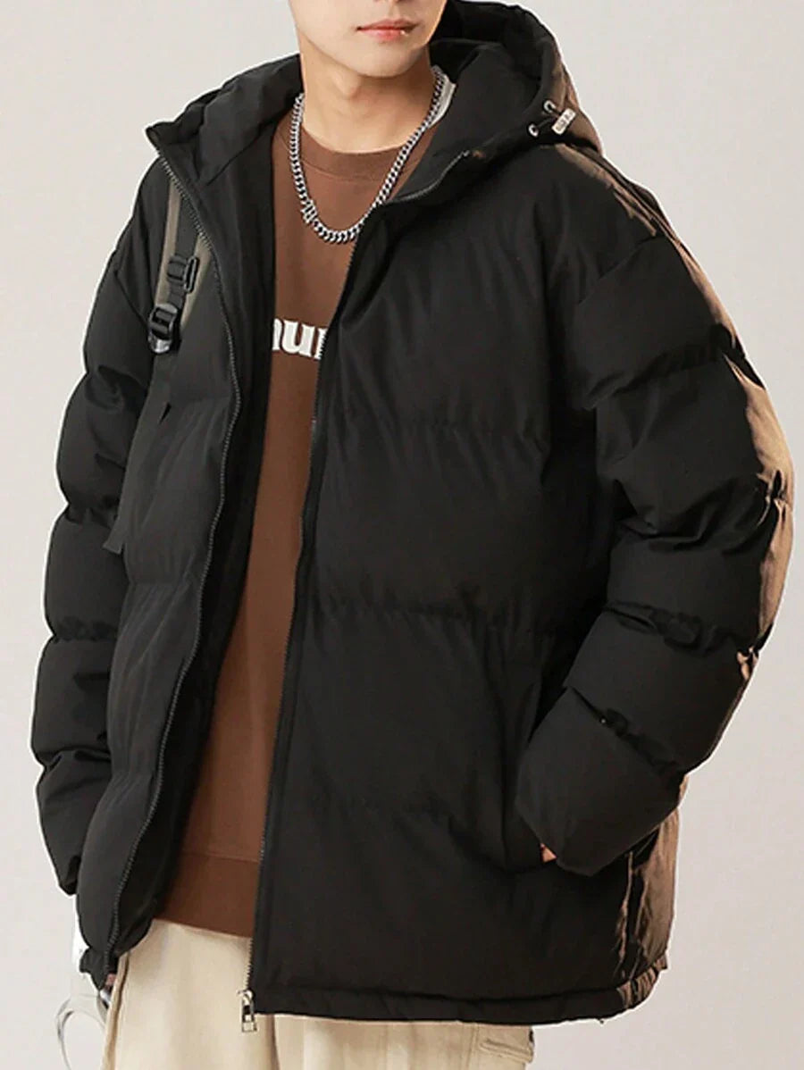 Slim Water Resistant Puffer Jacket for Men