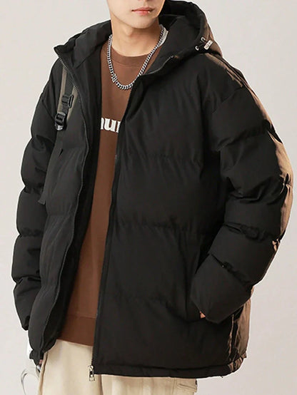 Slim Water Resistant Puffer Jacket for Men