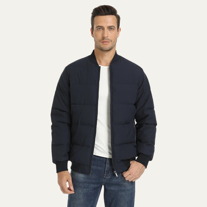 Slim Fit Quilted Men's Puffer Coat