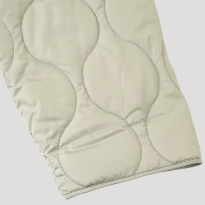 Ladies' Puffer Quilted Zipperless Vest Jacket