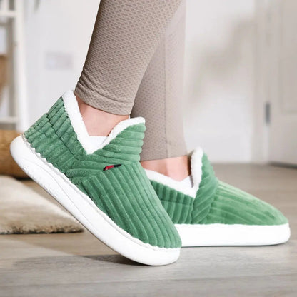 Soft Fuzzy Slippers - Warm Cozy Non Slip Winter Shoes