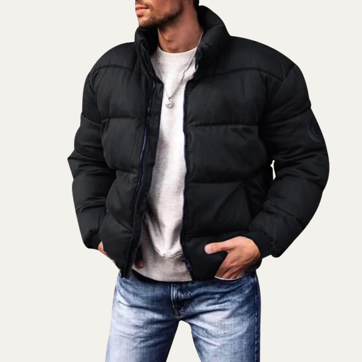 Warm Men's Puffer Down Winter Coat