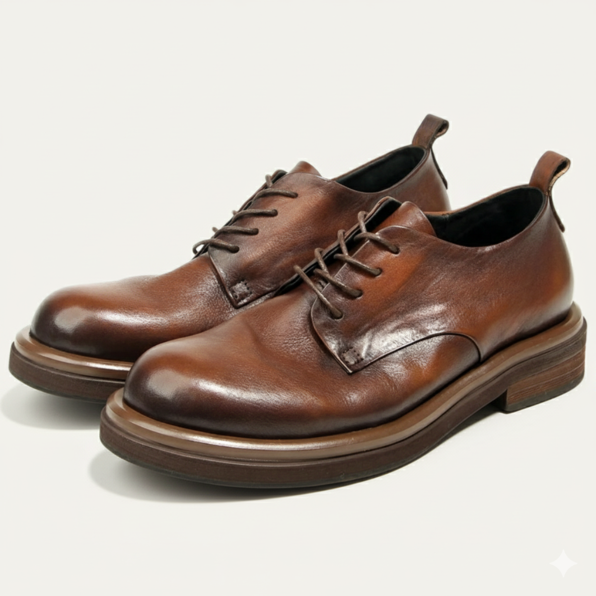 Classic Black Leather Oxford Shoe