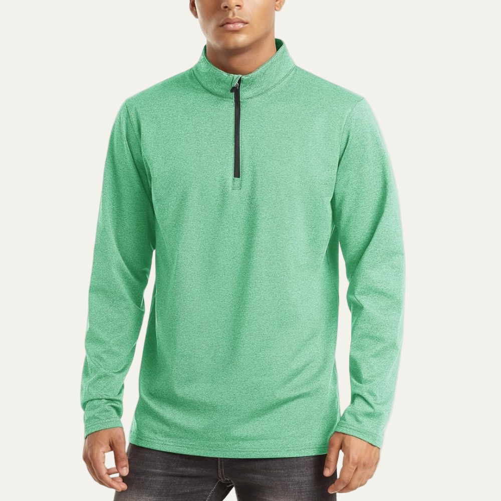 Performance Quarter Zip Neck Sports Shirt