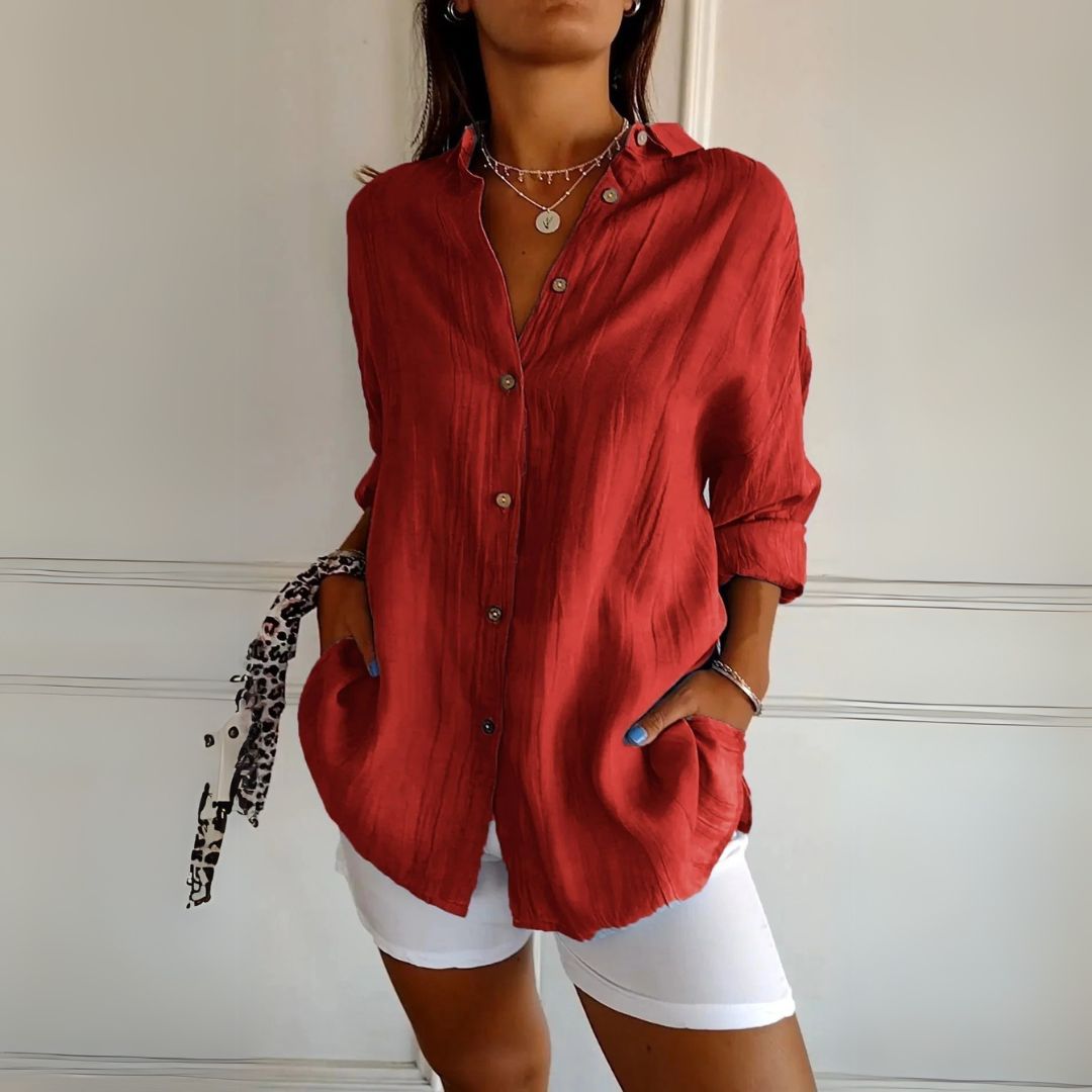 Ladies Classic Fit Blouse - OutfitLondon