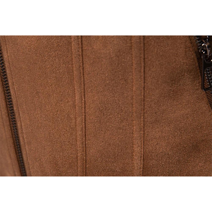 Luxurious Brown Leather Jacket