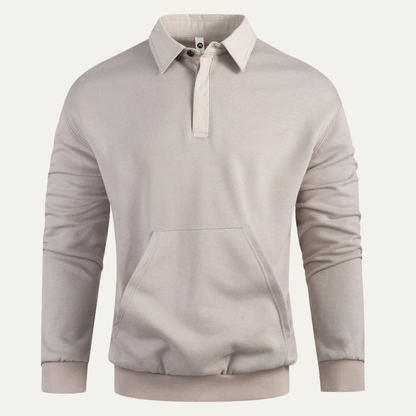 Classic Men's Cotton Polo Shirt with Pocket - OutfitLondon