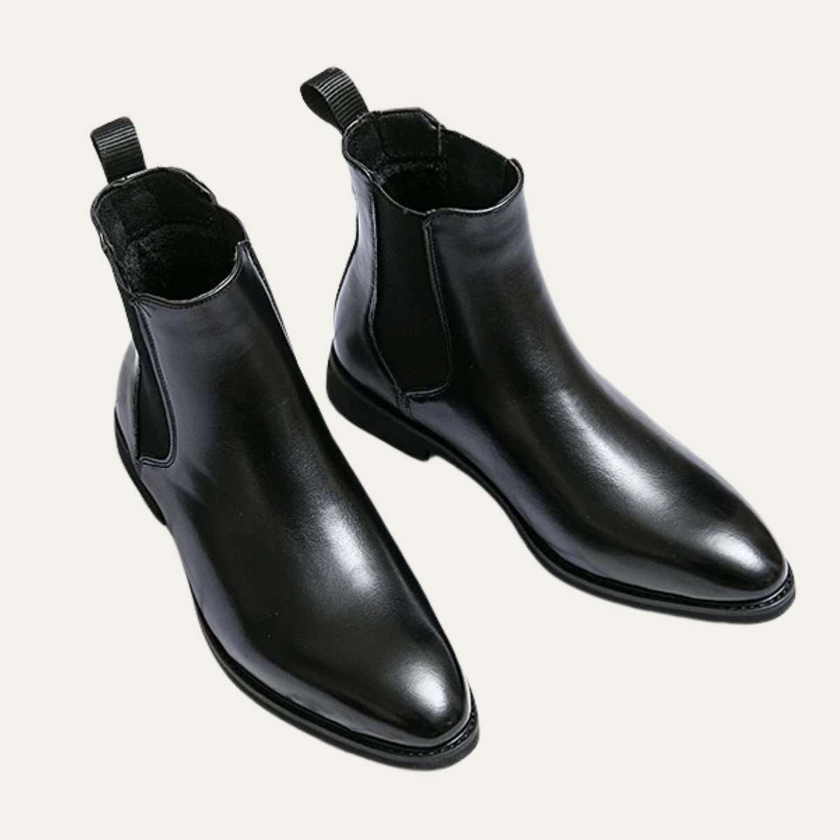 Brown Leather Mens Classic Ankle Boots