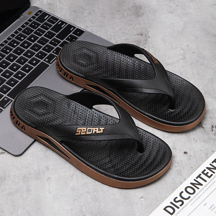 Solid Casual Thong Sandals